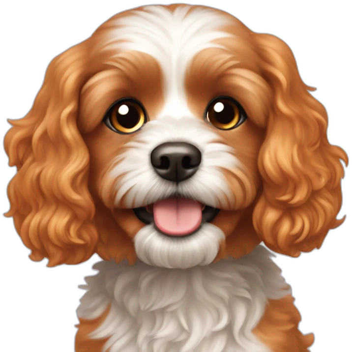 orange cavapoo emoji