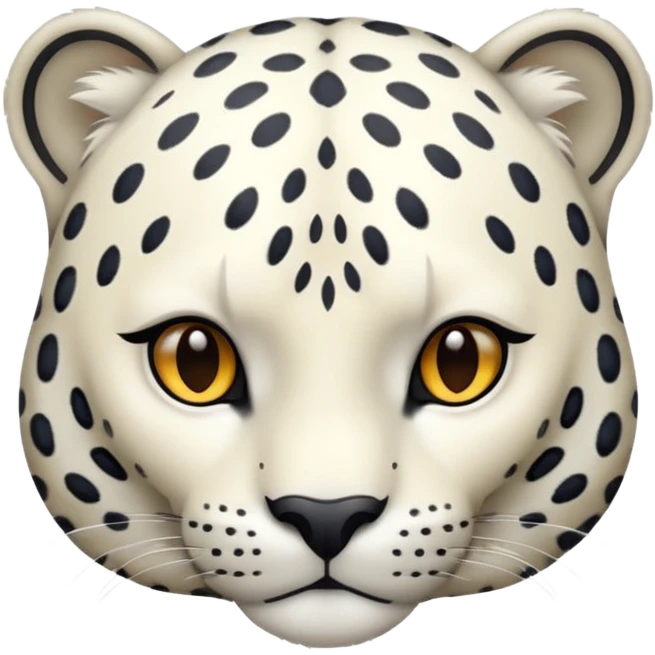 white leopard emoji