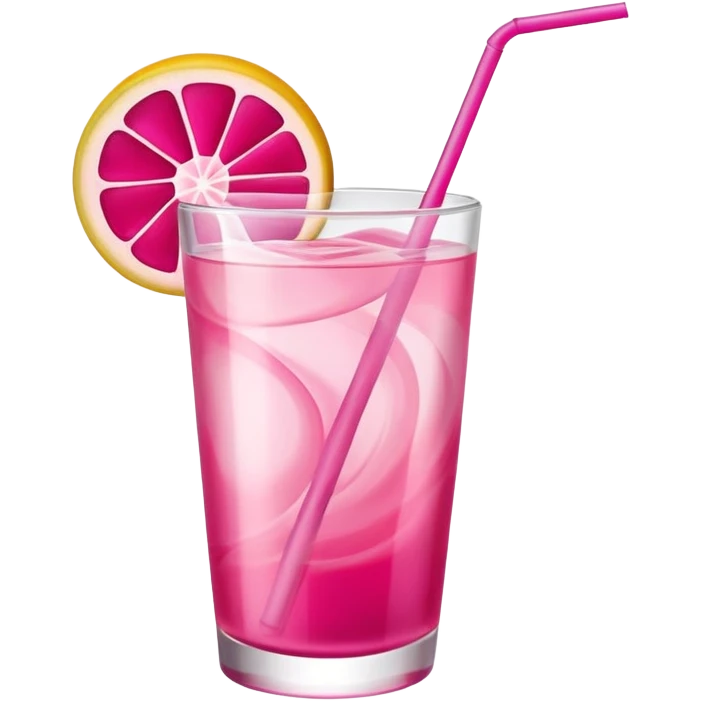 Bebida rosa emoji