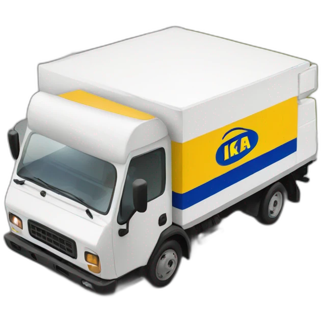IKEA delivery truck emoji