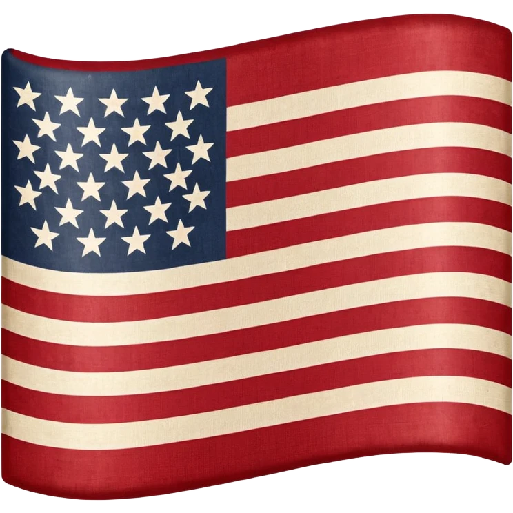 The United States flag with a swastika symbol replacing the stars emoji