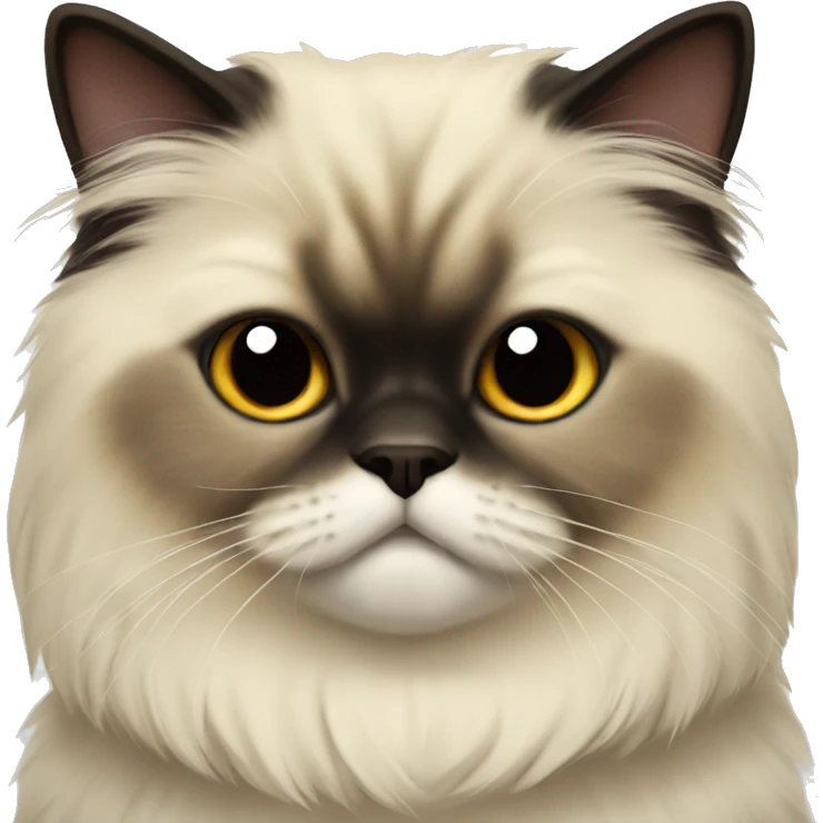 short hair himalayan cat pretty emoji