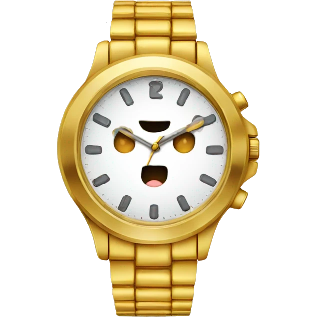 Gold Watch  emoji