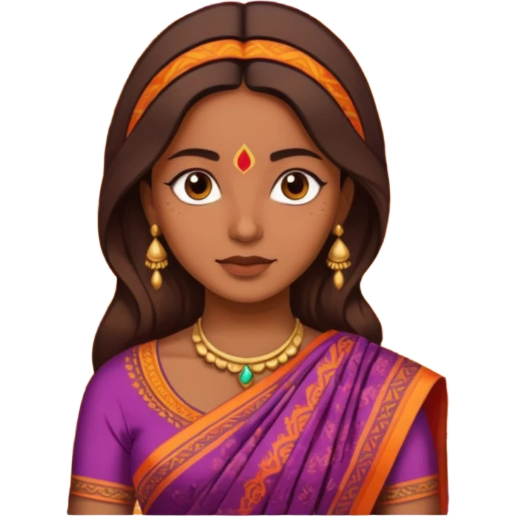 indian saree emoji