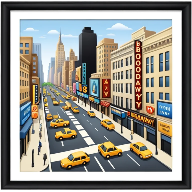Broadway emoji