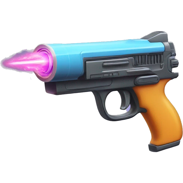 laser gun 3d emoji