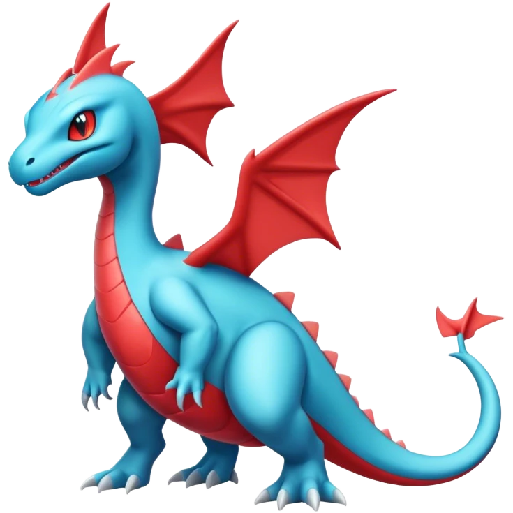 celestial salamence-hybrid, full body emoji