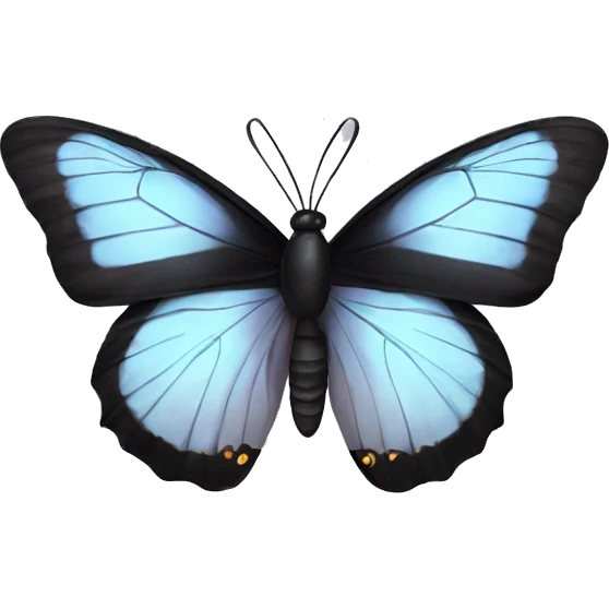 Black butterfly  emoji