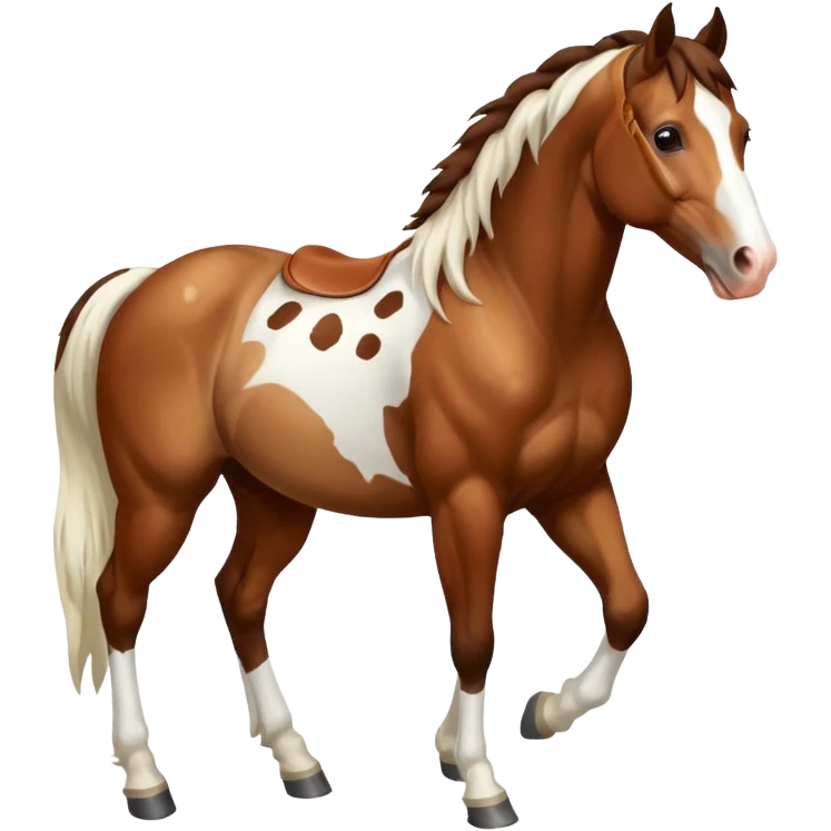 American Paint horse emoji