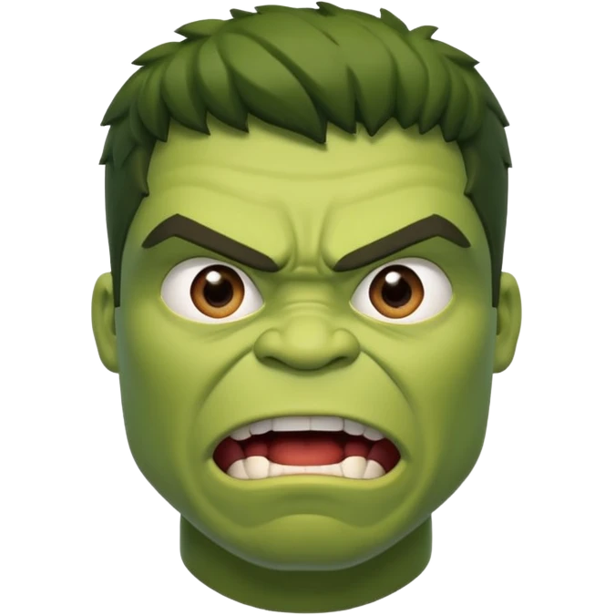 hulk cara surpresa emoji