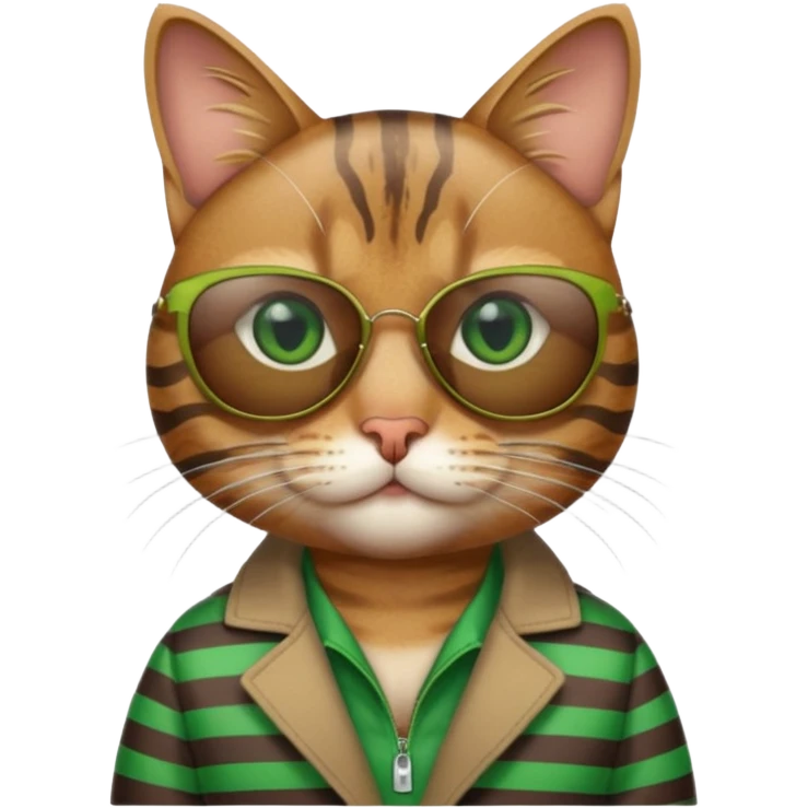 Cat wearing sunglasses emoji
