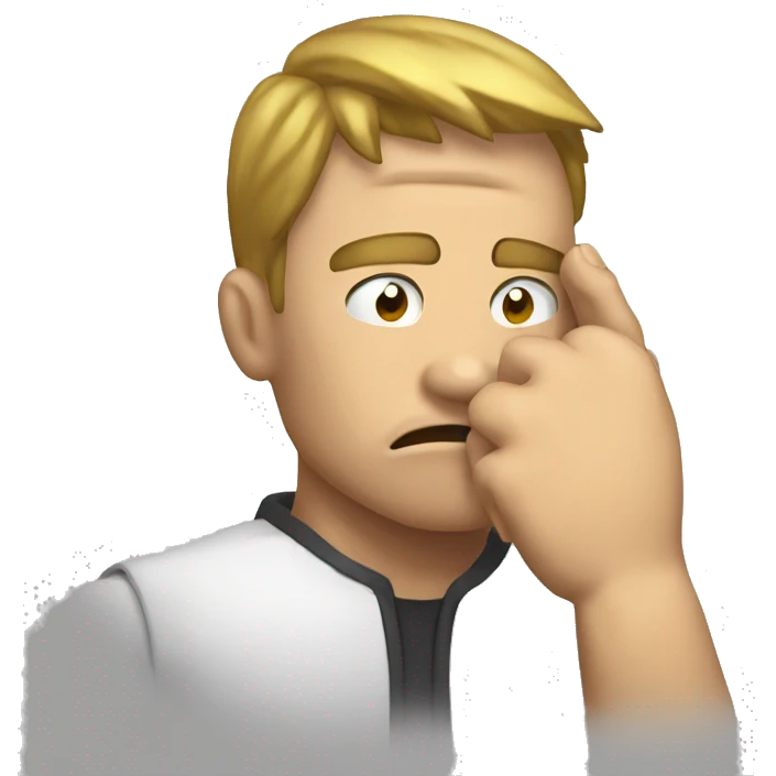 facepalm fighter emoji