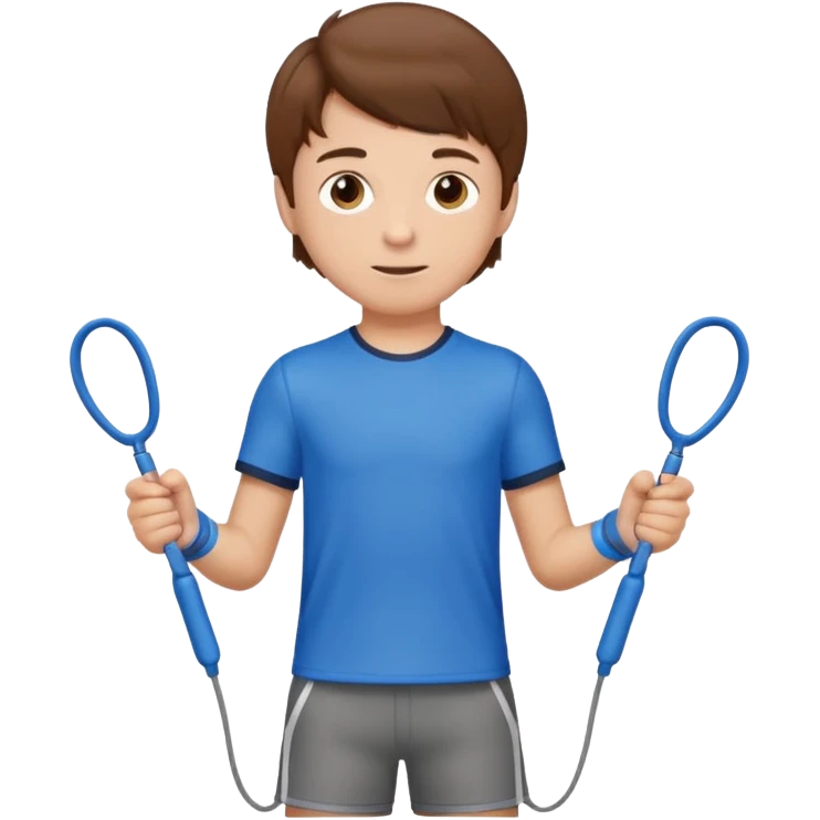 Boy with Skipping Rope emoji