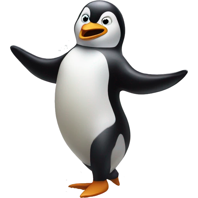 Dancing penguin  emoji
