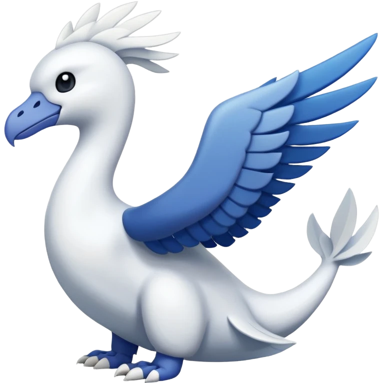 Pokemon red and green legendary Lugia emoji