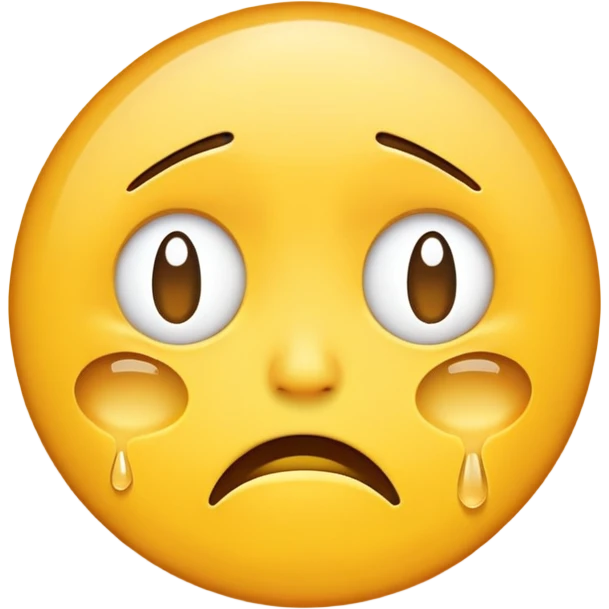 Sad crying tiered emoji emoji