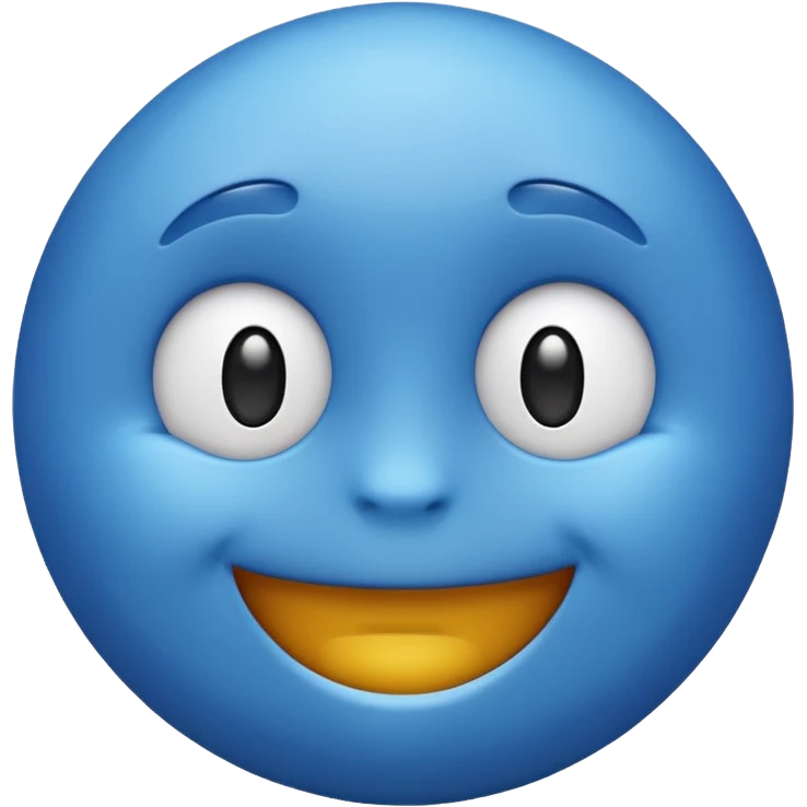 Blue emoji emoji