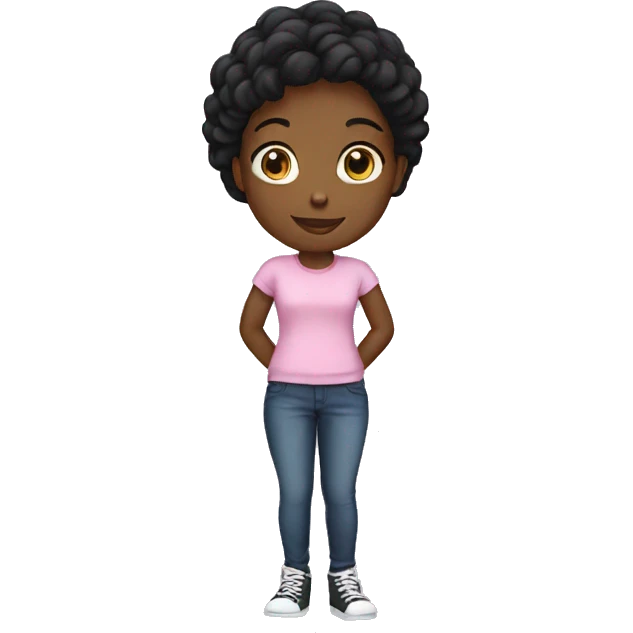 girl black emoji