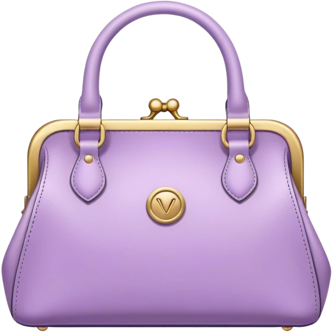 Lilac luxury purse emoji
