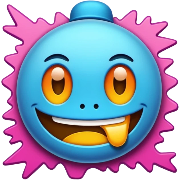 graffiti mural emoji