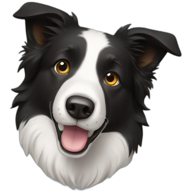 Border collie emoji
