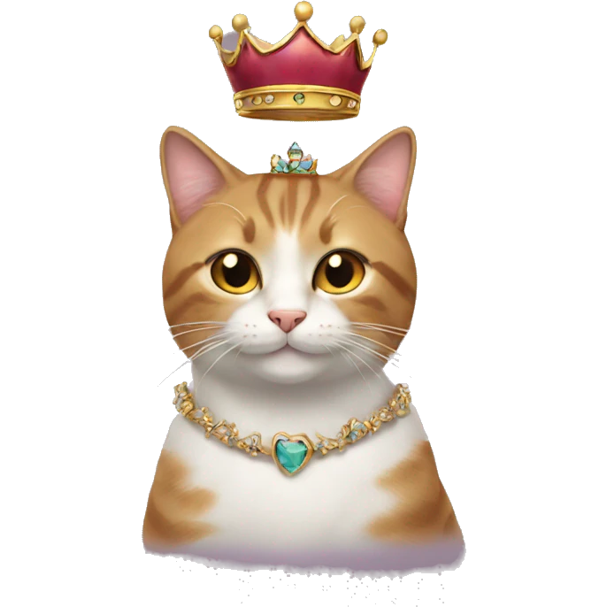 cat with crown emoji