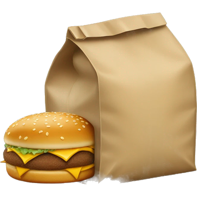 McDonald’s bag emoji