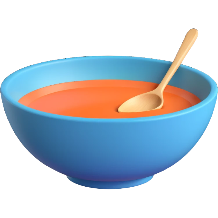 a bowl with sugar emoji