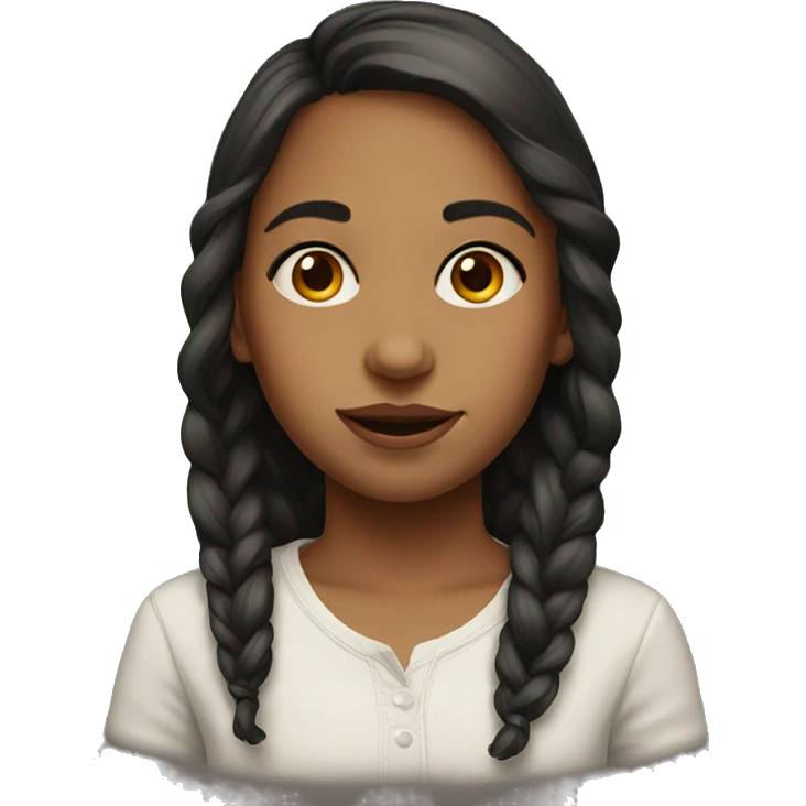portrait of a girl emoji
