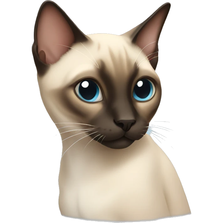 Siamese cat emoji