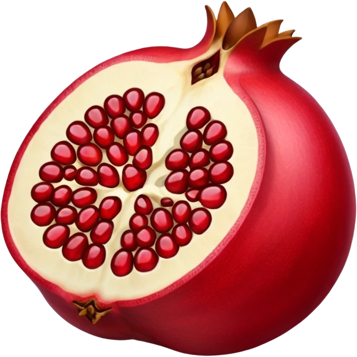 Half Open Pomegranate emoji
