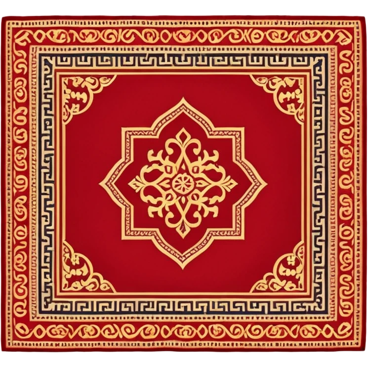 Tapis de prière emoji