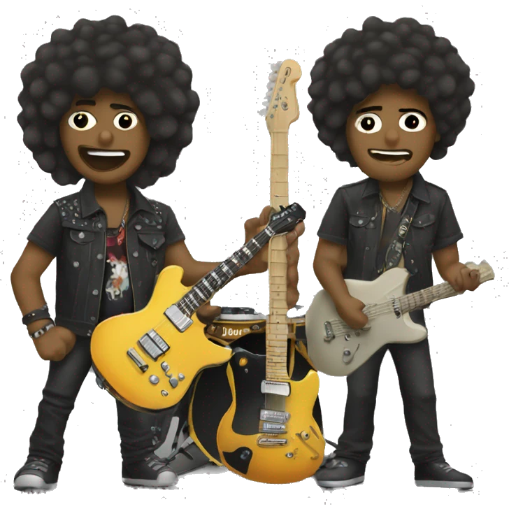 Rock and roll emoji