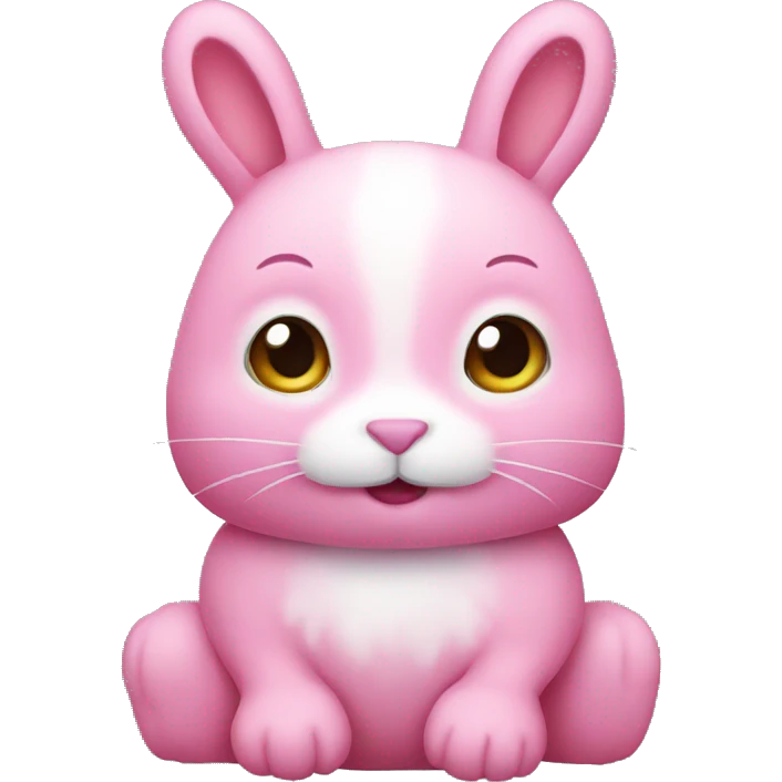 Pink rabbit emoji