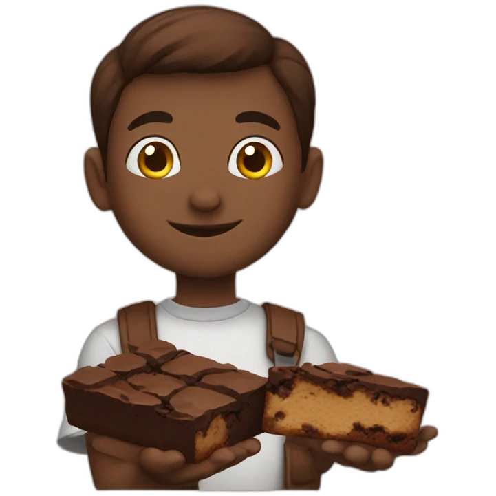 brownie emoji