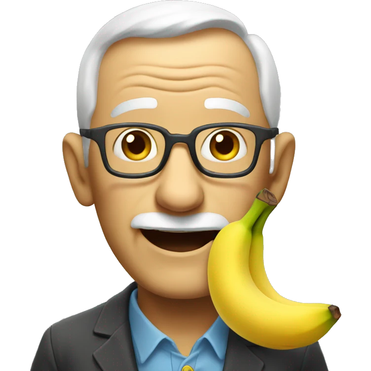 Grandpa banana emoji