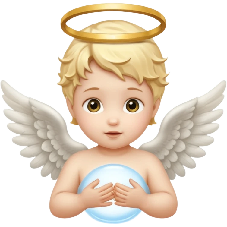 baby angel emoji