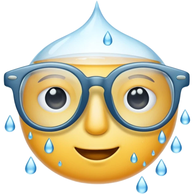 Foggy glasses emoji
