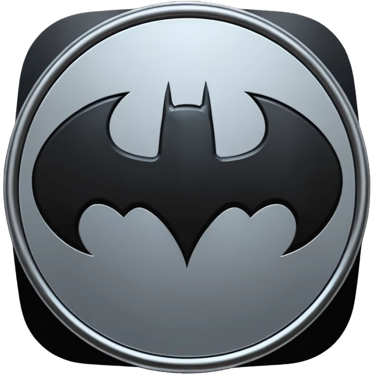 Batman logo emoji