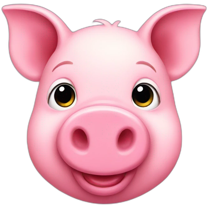 pink pig emoji