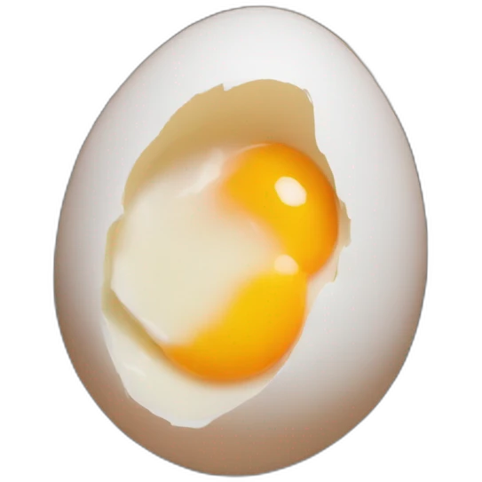 large egg among other small ones in the nest emoji
