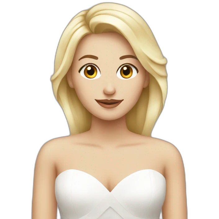 female blonde wedding photographer emoji