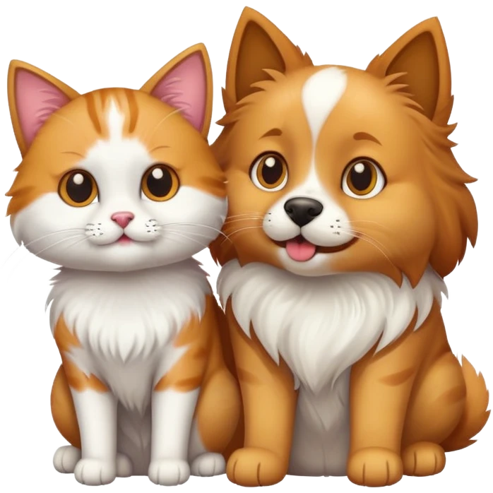 Dog cat emoji