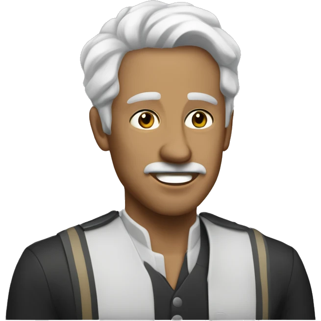 Французский бульдог черный с белой грудкой emoji