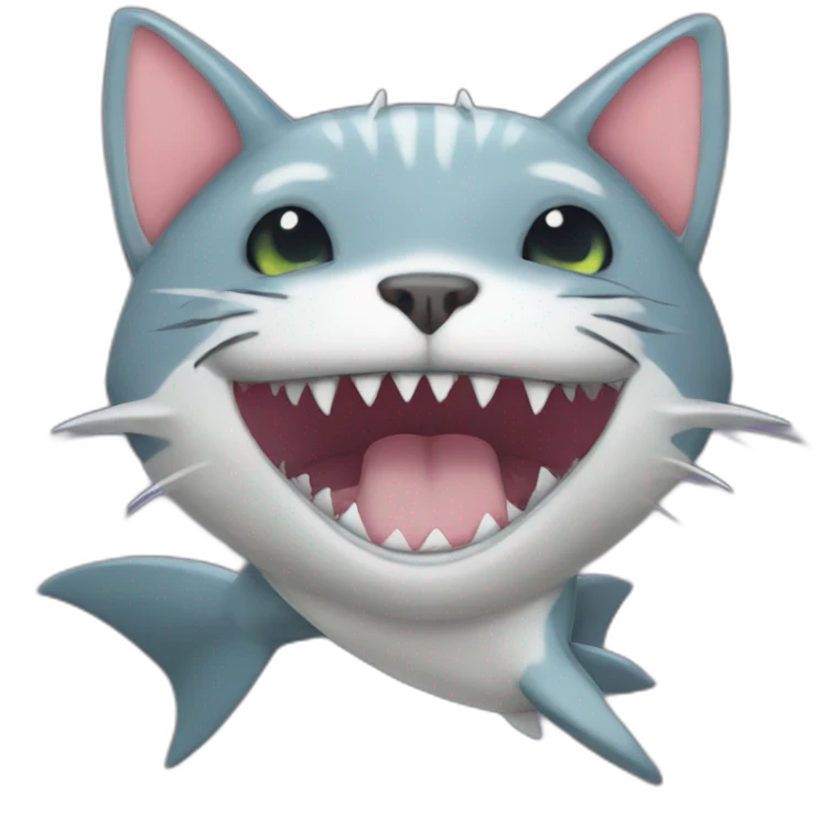 shark cat emoji