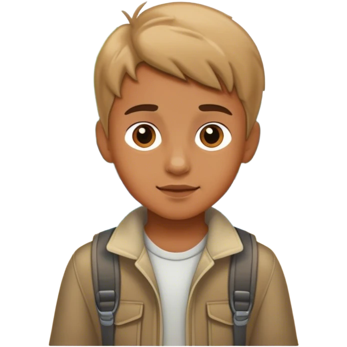 profile of a boy outdoors emoji