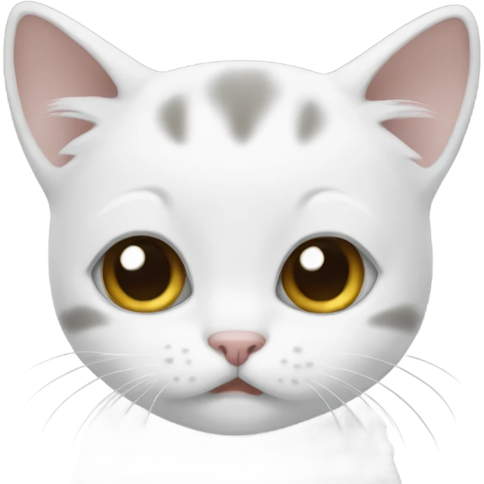  Lack and white baby cat emoji