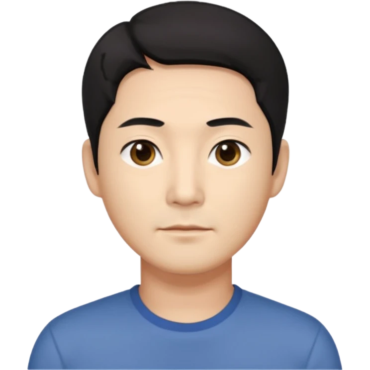 한국 40대 남성,  emoji