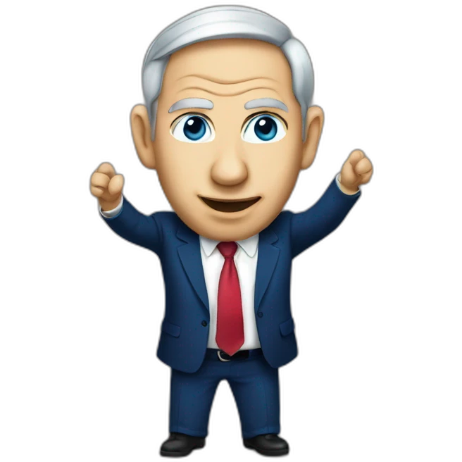 netanyahu against lgbt emoji