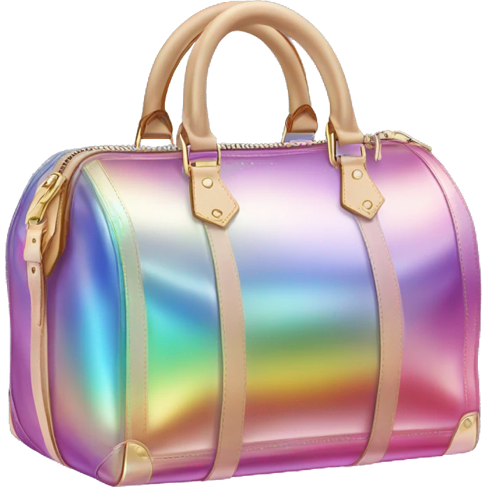 Iridescent Louis Vuitton bag emoji